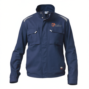 Chaqueta Regular Gris Talla L para Cortadores de Plasma - Product Image 2
