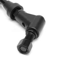 Rétroviseurs de moto noirs durables et portables, réglage pour tous les angles pour Suzuki DR 200 250 DR350 DRZ 400 650 DR650