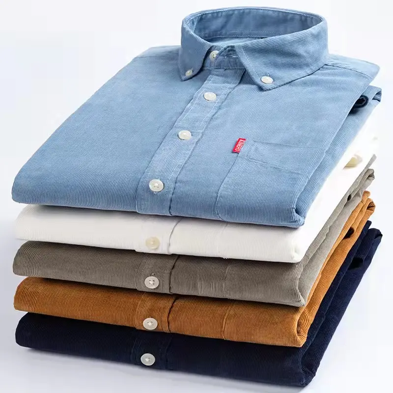 OEM ODM High Quality Men's Shirt Custom Shirt Comfortable 100% Cotton Shirts For Men