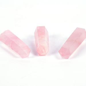 Atacado cristal natural pedra de cura obelisco energia cristal rosa ponto de quartzo - Product Image 5