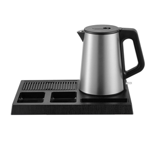 Bouilloire pour chambre d'hôtel Easton, plateau d'hôtel avec bouilloire électrique - Product Image 1