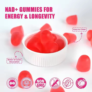 Suplemento de NAD + Gomitas NAD Plus Gomitas Sin azúcar Orgánica Vitamina B3 Niacinamida Aumenta la energía de regeneración de NAD - Product Image 3