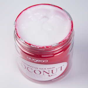 Masque capillaire réparateur à la kératine et au collagène naturel, anti-frisottis, à l'huile de coco, pour cheveux bouclés, marque privée, nouvelle formule - Product Image 6