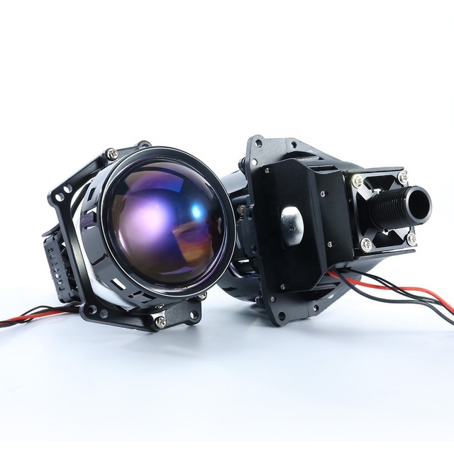 Hot Sale HD Lossless Blue Film Lenses Bi Led Projector Lens P10 3.0 Inch Car Headlight Lens with H7 H4 9005