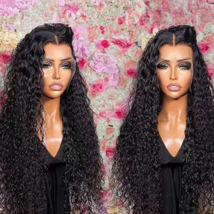 Hd Lace Frontal Perücke 13x6 Lace Front Echthaar Perücken transparent für Schwarz mit Babyhaar für schwarze Frauen