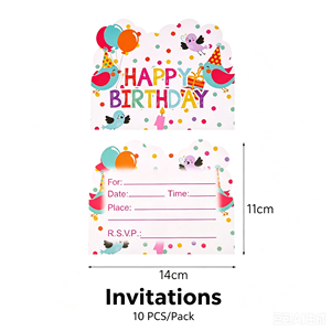 Ensemble de vaisselle jetable pour fête d'<span class=keywords><strong>anniversaire</strong></span> d'enfants, thème à pois avec assiettes, gobelets, serviettes, chapeau et bannière - Product Image 4