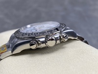 Montre de haute qualité, étanche, 40 mm, ARF Factory, acier 904L, mouvement 4131, Chrono White Panda Diver