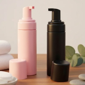 New Custom 100ml Lash Soap Mousse Foaming Cleanser Face Wash 200ml Frosted Pink Black 150ml <b>Pump</b> Sprayer <b>Bottle</b> - Product Image 1