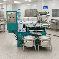 Presse à vis automatique commerciale Bayern pour le pressage d'huile de colza, de sésame et de lin, capacité de 400 kg/h, en acier inoxydable