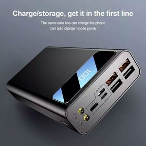 Batería Externa Inalámbrica al por Mayor con 4 Salidas USB, Batería de Litio-Polímero de 30000 mAh con Pantalla Digital - Product Image 5