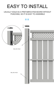 Lifetime Warranty Pvc Semi Privacy <strong>Fence</strong> Customize/<strong>fence</strong> <strong>Ideas</strong>/<strong>fence</strong> Designs - Product Image 6