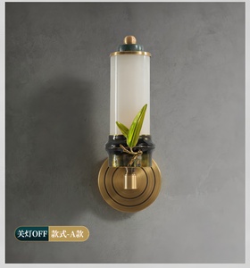 Lámpara <span class=keywords><strong>de</strong></span> Pared LED <span class=keywords><strong>de</strong></span> Cobre Sólido Estilo Song <span class=keywords><strong>de</strong></span> Alta Gama, Diseño Minimalista, para Baño, Sala <span class=keywords><strong>de</strong></span> Estar <span class=keywords><strong>y</strong></span> Dormitorio - Product Image 2