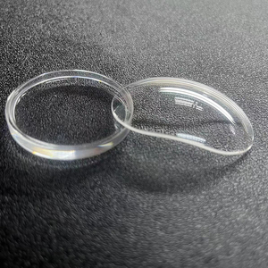 Verre de montre en saphir à double courbure concave-convexe, un côté concave, un côté convexe, avec revêtement antireflet - Product Image 1