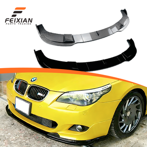 Para <span class=keywords><strong>BMW</strong></span> Serie <span class=keywords><strong>5</strong></span> <span class=keywords><strong>E60</strong></span> E61 2005-2010 <span class=keywords><strong>M</strong></span> Sport, Kit de Parachoques Delantero con Divisor de Labios de Fibra de Carbono ABS de Alta Calidad FEIXIAN - Product Image 1