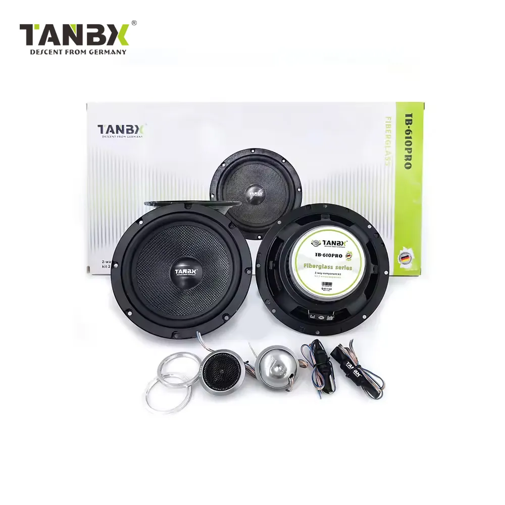 Grosir Pabrik penjualan terlaris 6.5 inci 2-arah komponen Speaker mobil jangkauan penuh Audio mobil Speaker jarak menengah dengan tweeter