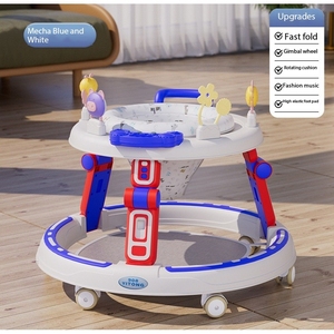 Trotteur pour bébés avec roues, portable et pliable, marchette d'activités pour bébés, garçons et filles, 6 mois et plus - Product Image 3