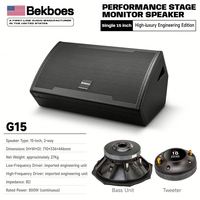 Haut-parleur de monitoring de scène professionnel série G 15 pouces 800 watts, vente chaude