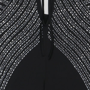 Mono <span class=keywords><strong>sexy</strong></span> de una pieza con lentejuelas para mujer, sin mangas, con malla y bordado, para fiesta o club. - Product Image 4