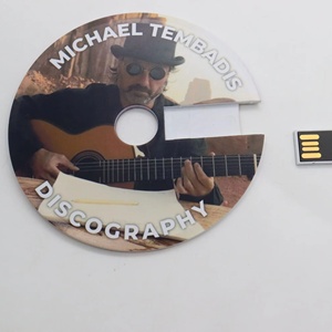 New Vintage Vòng CD Phong Cách Kinh Doanh Thẻ <span class=keywords><strong>USB</strong></span> 2.0 8G Sáng Tạo Thiết Kế Hoài Cổ Với Logo In - Product Image 3