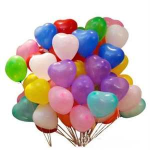Globos en Forma de Corazón de 12 Pulgadas en Oferta, Blancos, Rojos, Azules y Verdes para Decoración de Bodas y San Valentín - Product Image 1