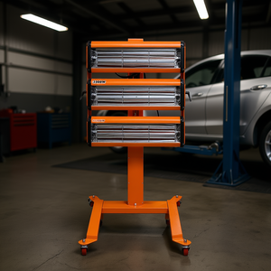 Lámpara Infrarroja D0100HRSLTP de 3300W con Cuerpo Metálico, Luces IR para Calentamiento de Carrocerías y Aplicaciones de Secado Automático - Product Image 2
