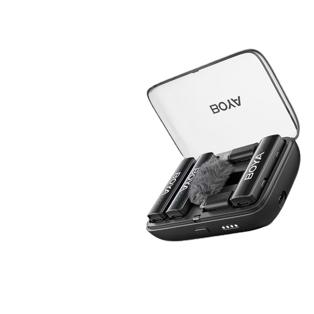 For BOYALINK Upgraded Wireless Microphone Signal-to-Noise Ratio 85 DB for Mobile Phone Camera Live Noise Reduction Recording