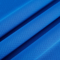 150gsm estiramiento Jacquard deportes Dry Fit tela 100 por ciento poliéster ropa deportiva correr panal 3D Poly Hexagonal tela de malla
