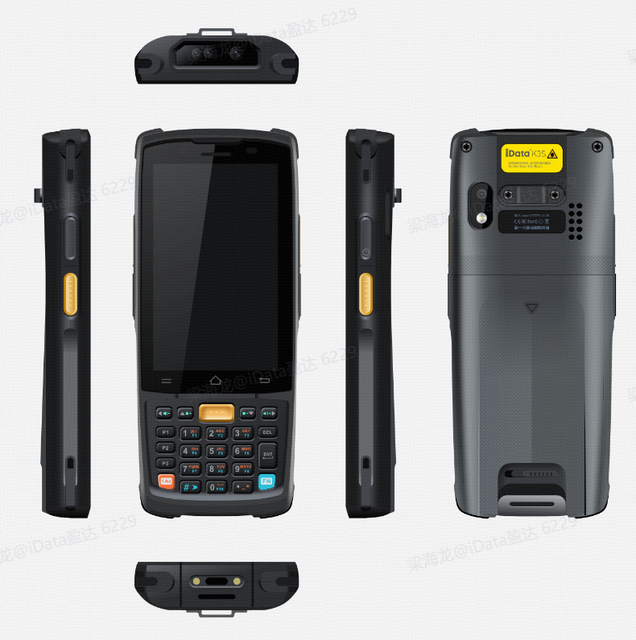 Waterproof IP67 WiFi 4-Inch Android 15 Portable PC Terminal PDA PDA 2D QR Code Scanner for Warehousing Stock