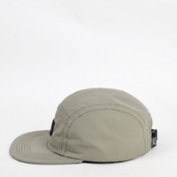 Casquette de camping unisexe personnalisable pour adulte, réglable, 5 panneaux, en nylon, avec patch tissé, pour la mode, les voyages en plein air, les loisirs et le sport
