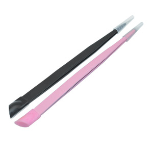 Manicure Tweezers Straight Head 14cm Silicone Presser For Rhinestone Setting And Nail Art - Product Image 2