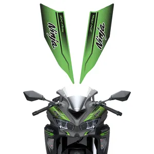摩托车整流罩贴纸套件使用川崎ZX4R ZX4RR摩托车车头区域可以定制图案
