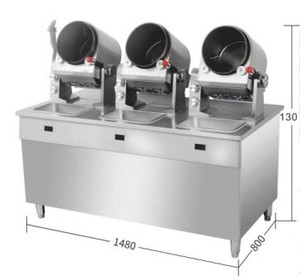 Macchina Automatica per Stir-Fry Shineho ad Alta Efficienza per Cucine di Ristoranti, <span class=keywords><strong>Robot</strong></span> Elettrico Rotante per Cuocere Riso Fritto - Product Image 2