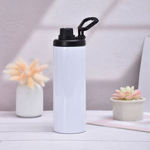 Bouteille d'eau sport en acier inoxydable Htpmart à triple isolation par sublimation, 20 oz, avec couvercle à paille - Product Image 1