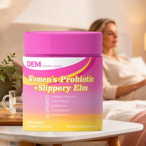 Gummies Probiotiques et Gummies à l'Orme Rouge pour Femmes, Équilibre du pH, Suppléments à Base de Plantes, Vente en Gros OEM - Product Image 1