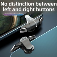 Manette de jeu mécanique en métal durable et populaire à quatre doigts pour PUBG, compatible main gauche et droite