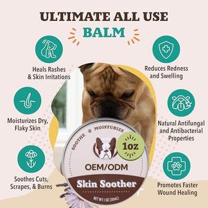 Oem Natural Dog Skin Soother Itch Soulagement Baume hydratant pour <span class=keywords><strong>chien</strong></span> <span class=keywords><strong>Crème</strong></span> de soin pour la peau du <span class=keywords><strong>chien</strong></span> pour apaiser les coupures, gratter et brûler le baume des pattes - Product Image 3