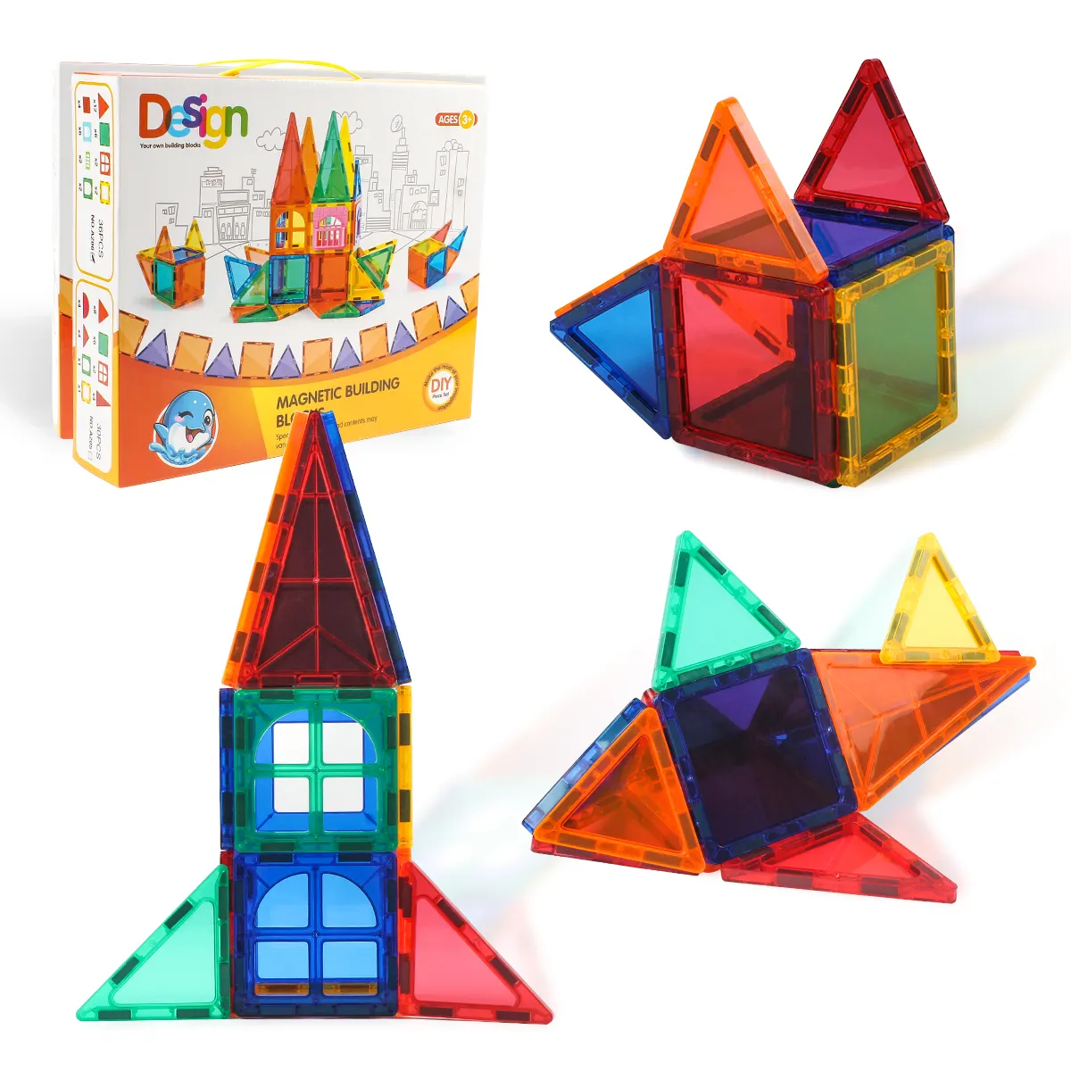 ألعاب مكعبات البناء للأطفال, الأكثر مبيعًا ألعاب بناء ديي مكعبات بناء مجموعة مغناطيسية مغناطيسية ألعاب تعليمية بلاط للأطفال هدية
