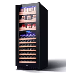 Refroidisseur de vin <span class=keywords><strong>Odino</strong></span> réfrigérateur de thé avec porte en verre trempé à Double couche 408L 144 bouteilles réfrigérateur de grande capacité - Product Image 3