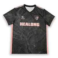 Venta al por mayor sublimación uniforme de fútbol personalizado transpirable de secado rápido de poliéster uniforme de fútbol Jersey