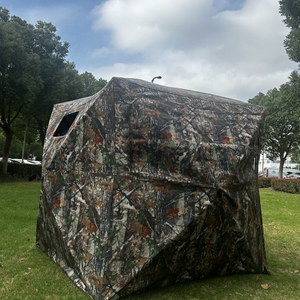 Tienda de caza al aire libre a prueba de viento y lluvia, tienda de camuflaje <span class=keywords><strong>salvaje</strong></span> antidesgarro Oxford para acampar para caza al aire libre - Product Image 4