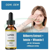 VitaSpring OEM Gouttes liquides d'esters de lutéine pour les yeux, complément alimentaire, marque privée, vitamines, soutien à la santé, gouttes liquides de lutéine naturelle