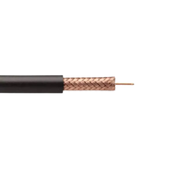 Câble coaxial Shenguan RG6, prix d'usine, 75 ohms, câble coaxial en aluminium et cuivre pour satellite, 100 m Rg6. Câble coaxial FPE