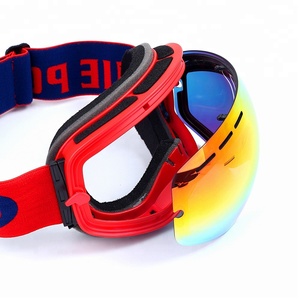 Nouveau Meilleur <span class=keywords><strong>pas</strong></span> cher uv400 lunettes de ski multicolore grande vision double lentille anti-buée lunettes de sport - Product Image 1