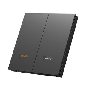 Venta directa de fábrica Smart Home Tuya ZigBee Control 1/2/3/<span class=keywords><strong>4</strong></span> Gang Interruptor de luz de pared inteligente estándar de la UE Zigbee Smart Switch - Product Image 5