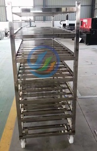 Nhà hàng khách sạn nhà bếp thiết bị nướng bánh thép không gỉ bánh mì Pan nướng khay xe đẩy bánh khay Xe đẩy giá giỏ hàng - Product Image 4