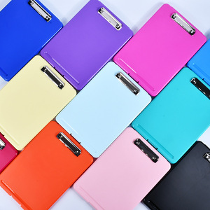 Waterproof A4 Size Plastic <strong>Clipboard</strong> <strong>Folder</strong> with File Holder and Pen File Box Multi-Functional Office &amp; School Stationery - Product Image 3