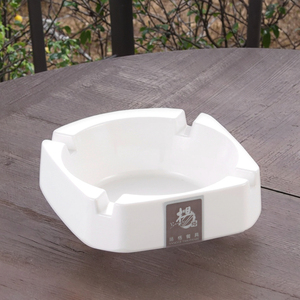 <span class=keywords><strong>Cendrier</strong></span> en mélamine blanche en plastique bon marché personnalisé vente en gros - Product Image 4