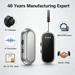 Enregistreur vocal IA ATS308X avec transcription en temps réel, suppression du bruit, conduction osseuse, bracelet magnétique 200 mAh, usine OEM - Product Image 4