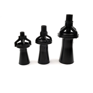 1 "1.5" BSPT benang bentuk Venturi semprot Nozzle, aliran campuran mengaduk Beat up Electrophoretic kolam plastik Sprinkler, adductor Nozzle - Product Image 1