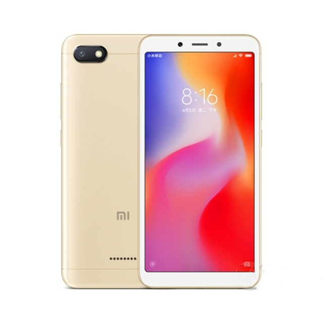 Wholesale Original Xiaomi Redmi 6A 2+16GB Android Smart Phone Telefon Smart Phone Used Mobile Phones